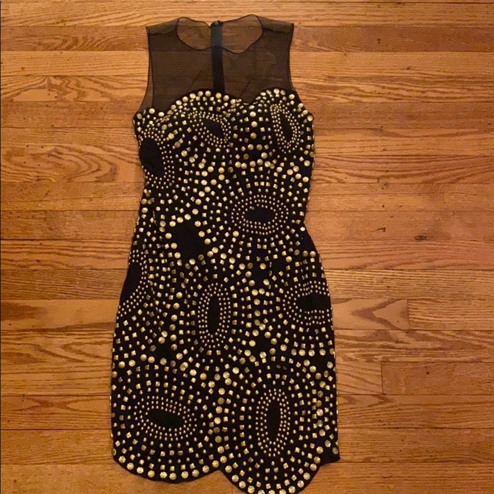 Jovani Black & Gold Dress